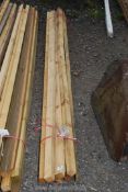 Quantity of mixed timbers approximately 150'' long