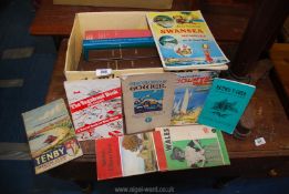 A quantity of books, Welsh travel guides etc.