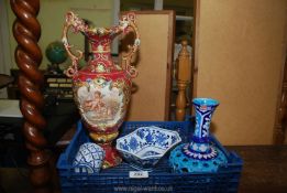 Miscellaneous china and vases.