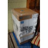 A brand new packed Beko slimline dishwasher.