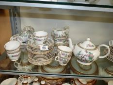 A quantity of Grosvenor 'Indian Tree' tea ware to include six cups, ten saucers, teapot, milk jug,