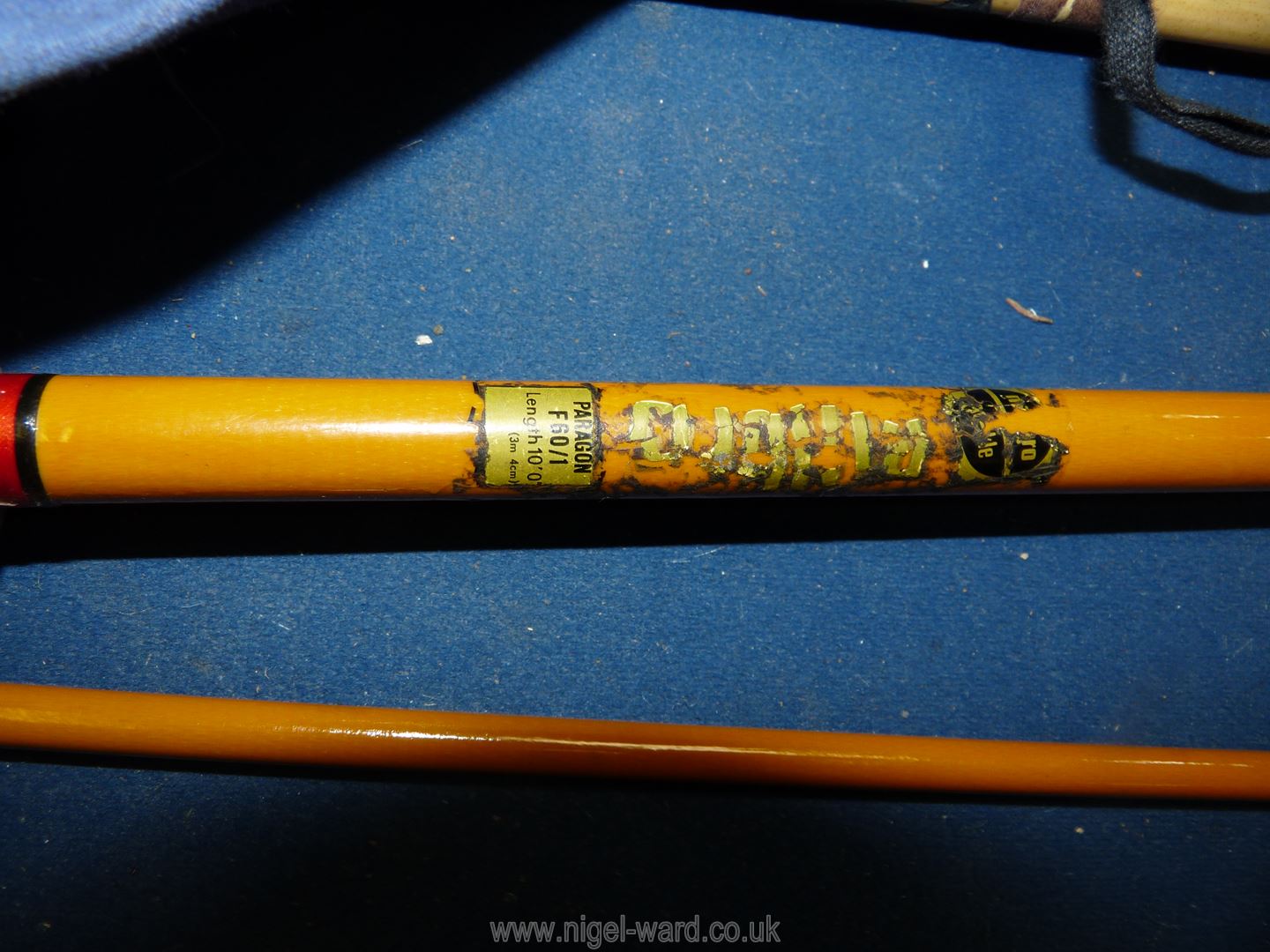 A quantity of fishing rods including Paragon 60-1 fishing rod, 7' fibreglass rod, - Image 5 of 7