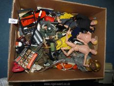 A quantity of Action Man figures (some a/f) with assorted accessories and clothing to include;