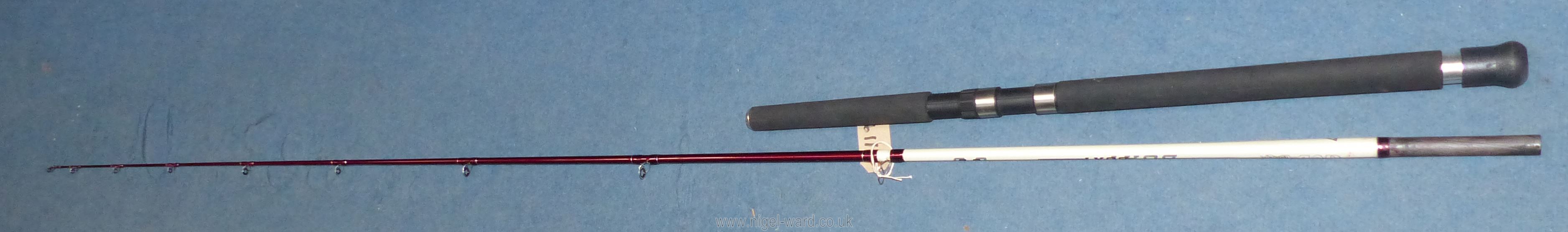 An 'Imax' 8' 6'' long two piece Boat Rod, in long zipped protective tube, in very good condition. - Image 2 of 3