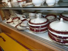 A large quantity of Simpson's Potteries dinner and teaware in 'Chinastyle' design including six