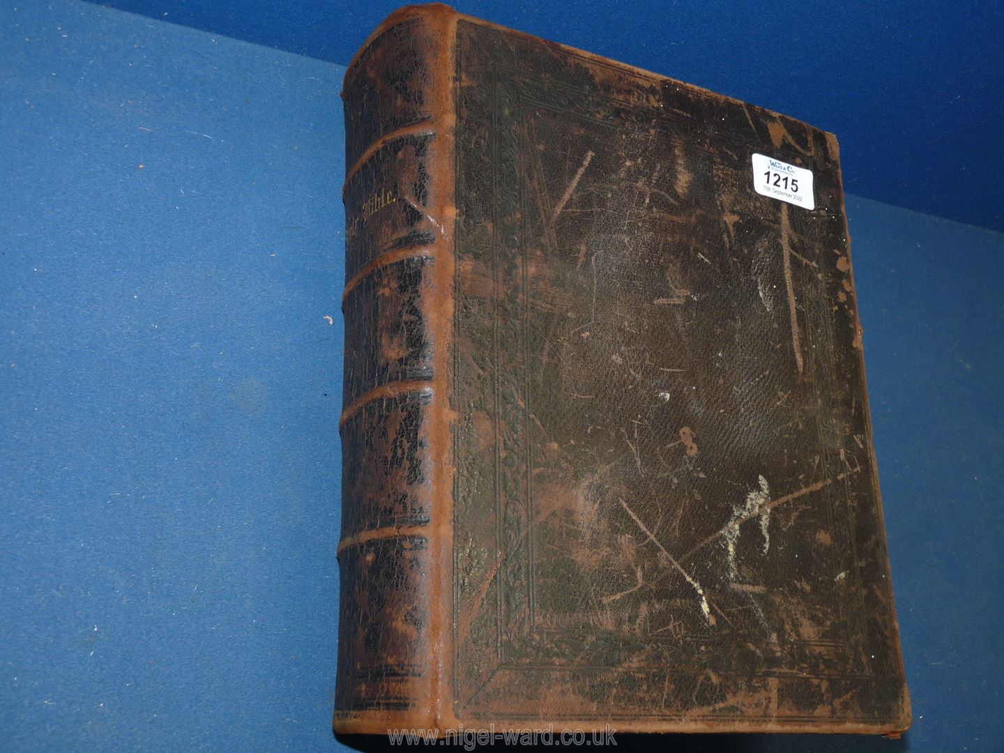 A volume - The Holy Bible with illustrations by Gustave Dore 1897 with blank family register and - Image 2 of 2