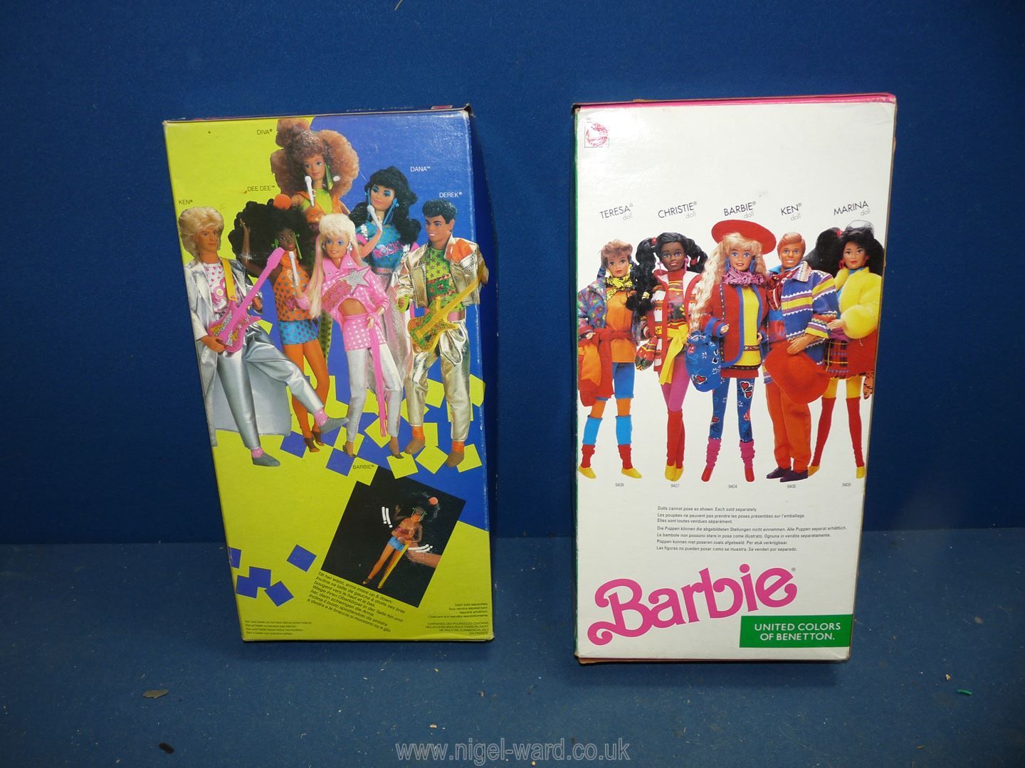 Two boxed Mattel Barbie dolls including ''Marina in United Colors of Benetton'' clothing and ''Dee - Image 2 of 2