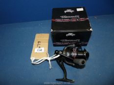 A boxed Fox Rage Warrior 2500 fishing reel.