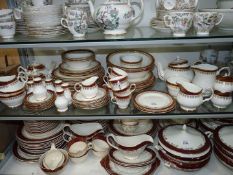 A large quantity of Duchess 'Winchester' tea and dinner ware to include; teapots, dinner plates,