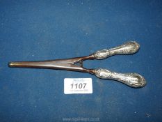 A silver handled Glove stretcher, Birmingham 1920's.