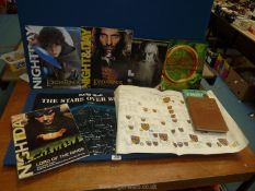 A quantity of The Lord of The Rings ephemera and others, plus collectors books.