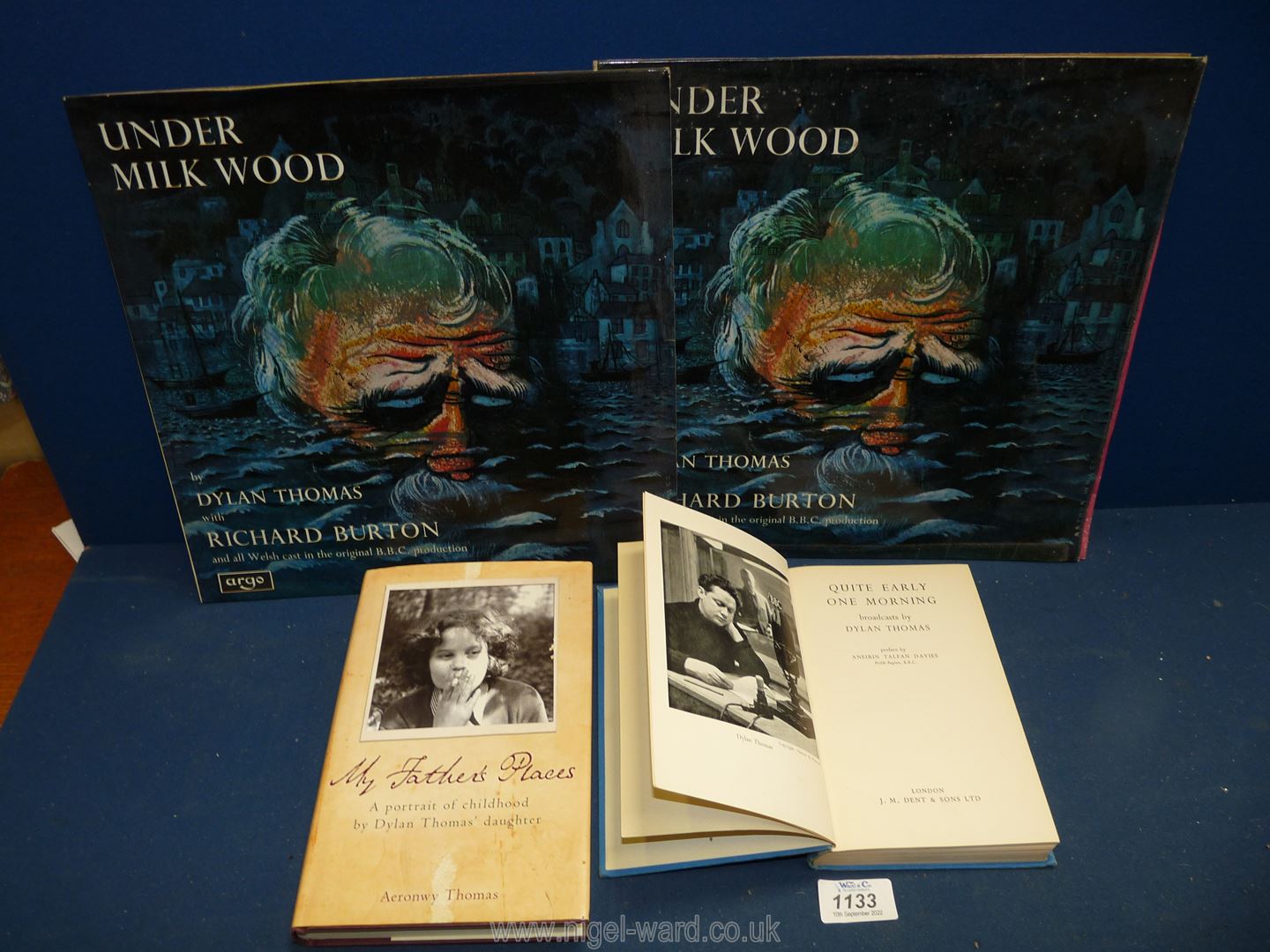 An original 1954 LP recording of Dylan Thomas's 'Under Milk Wood' by Richard Burton,