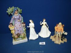 Three Royal Doulton figures 'For your special Day',