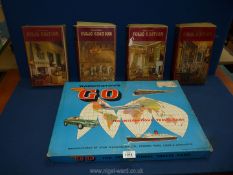 A Waddington game 'Go' together with four vintage Waddington puzzles.