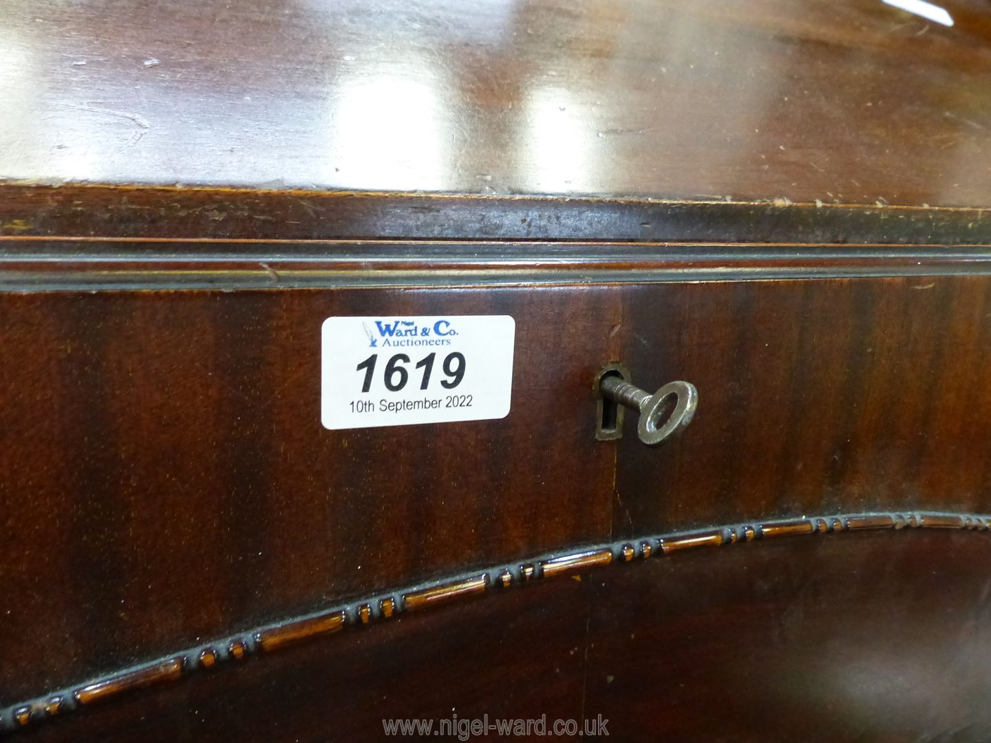 A 1930s dark Oak bureau, - Image 3 of 3