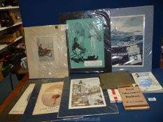 Cigarette and tobacco memorabilia including cigarette cards, books, posters etc.