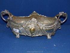 A silver plate centre piece/bowl.