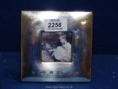 A silver photograph Frame, Sheffield 2003 by Carrs.