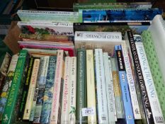 A box of Gardening books including 'The Flower Expert', 'Short Cuts to Great Gardens',