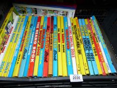 A crate of Annuals to include; The Beano, Dandy, Tiger, etc.