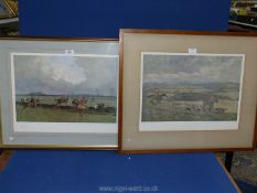 Two framed and mounted Lionel Edwards' Prints 'The Cheshire Hunt',