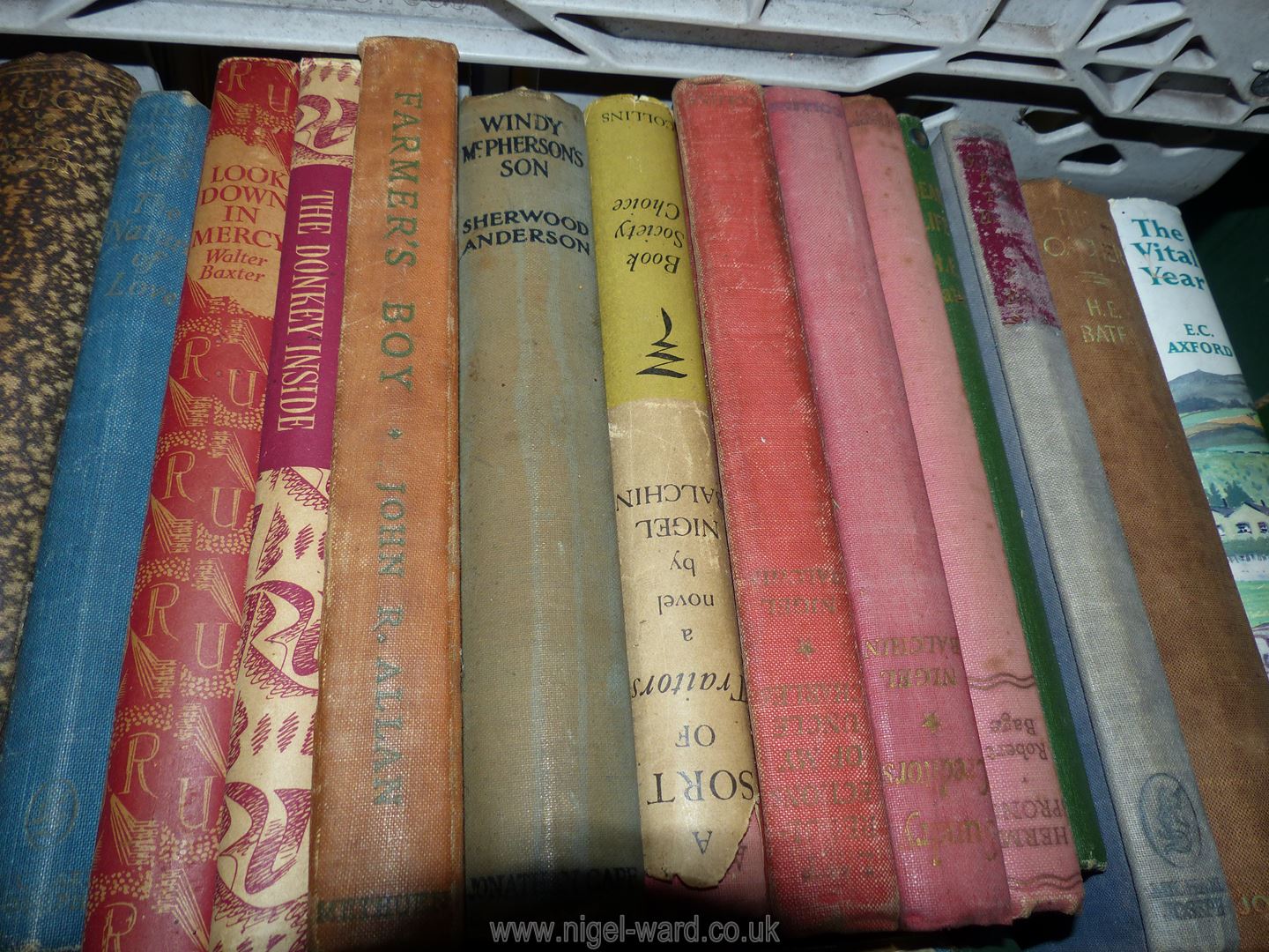 A box of books to include; 'One Leap Over the Wall', 'Letty Landon', etc. - Image 3 of 5