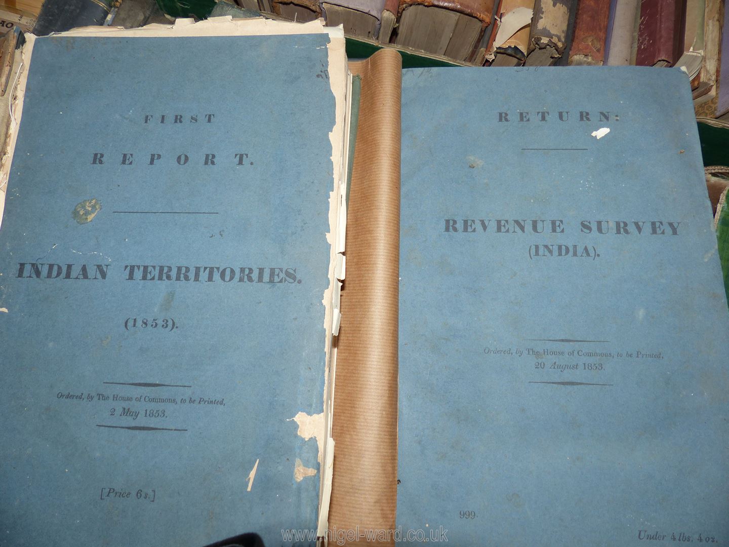 A quantity of books including 'Servant of India', 'Revenue Survey India 1853', - Image 4 of 5