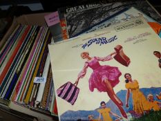 A box of classical and other LP's including Chopin, Beethoven, Sound of Music, Strauss etc.