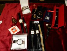 A quantity of watches to include Regent, Rostini, Pier Carlo d'Alessio, etc.