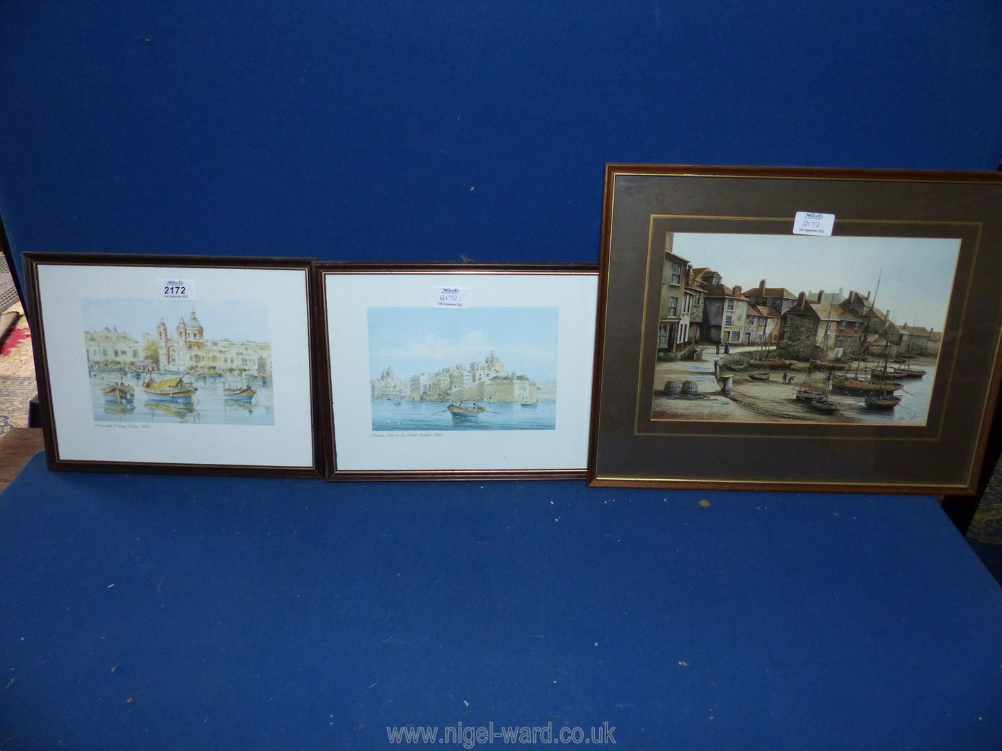 Three framed Prints to including St.