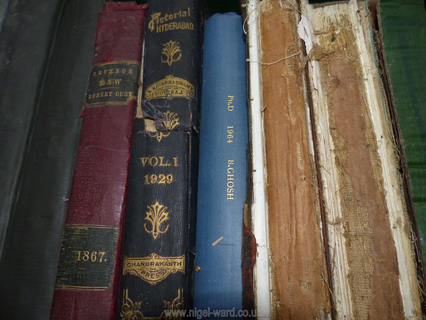 A quantity of books including 'Servant of India', 'Revenue Survey India 1853', - Image 5 of 5