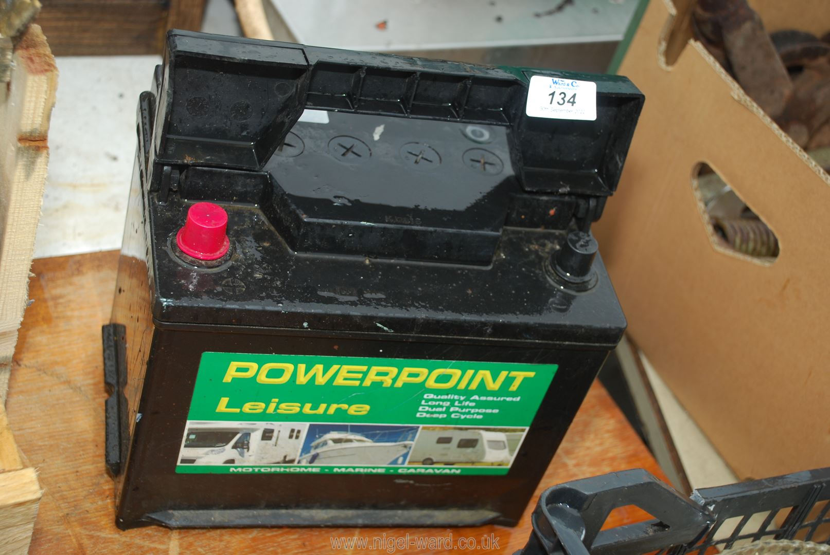 A Power Point Leisure 12 volt battery.