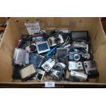 A quantity of Sat Navs and video recorders, digital cameras, etc.