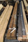Six lengths of softwood 3 1/2" x 1 1/2" x 149" long.