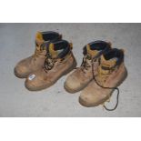 Two pairs of used 'De-Volt' safety boots, size 11.