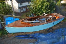 "Lady Jane", a marine ply constructed sailing dinghy complete with fittings, rudder,