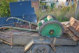 A vintage Allen Motor-Scythe for restoration/re-commissioning having a Villiers' two-stroke petrol