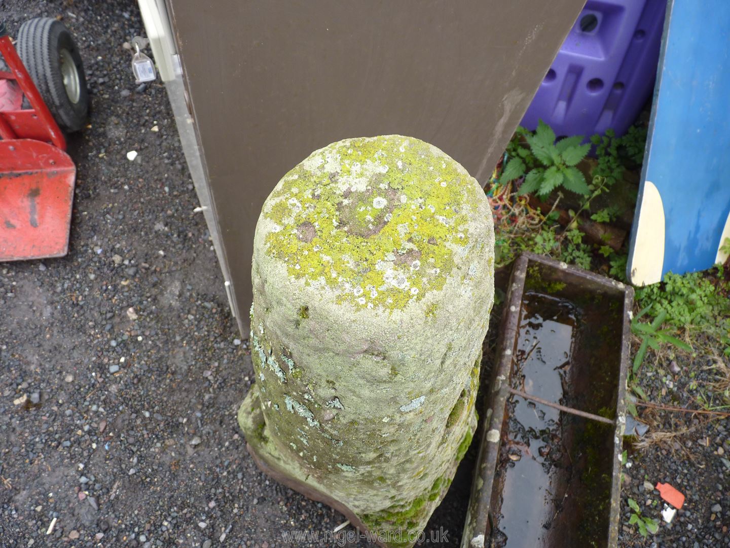 A stone Pillar, 37'' high. - Image 6 of 7