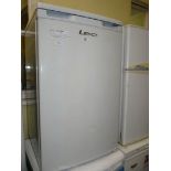 A Lec under counter fridge, 32 1/2'' high x 19 1/2'' wide x 21'' deep.