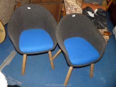 A pair of 'Triumph' reception chairs.