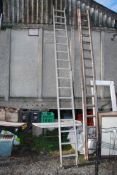A seventeen rung aluminium Ladder.