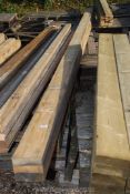 Three lengths of softwood 6" x 2" x 212" long.