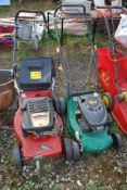 Two petrol mowers for spares or repairs.