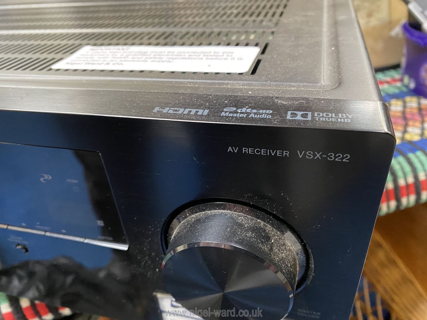 A Pioneer AV Receiver VSX-322. - Image 2 of 3