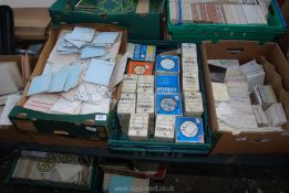 Four boxes of tiles, various patterns, some boxed Cristal ceramic tiles.