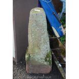 A stone Pillar, 37'' high.