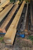 Four lengths of softwood 7" x 2" x 236" long.