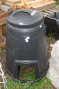 A garden composter (no door).