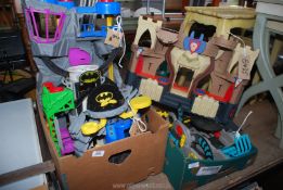 A Batman Castle and another play set.