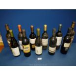 A quantity of red wines to include Marques de Toledo Geianza Tempranillo 2003,